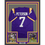 Framed Autographed/Signed Patrick Peterson 35x39 LSU Purple College Football Jersey JSA COA