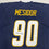 Autographed/Signed Akheem Mesidor Los Angeles San Diego Navy Blue Football Jersey JSA COA