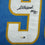 Autographed/Signed Akheem Mesidor Los Angeles San Diego Powder Blue Football Jersey JSA COA