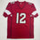 Autographed/Signed John Brown Arizona Red Football Jersey JSA COA