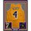 Framed Autographed/Signed Byron Scott 35x39 Los Angeles Yellow Basketball Jersey JSA COA
