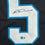 Framed Autographed/Signed 35x39 Rico Dowdle Carolina Black Football Jersey Beckett BAS COA