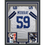 Framed Autographed/Signed Kenneth Murray Jr. 35x39 Dallas White Football Jersey Beckett BAS COA