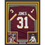 Framed Autographed/Signed Jonathan Jones 35x39 Washington Maroon Football Jersey JSA COA