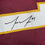 Framed Autographed/Signed Jonathan Jones 35x39 Washington Maroon Football Jersey JSA COA