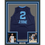 Framed Autographed/Signed Ty Jerome 35x39 Memphis Navy Blue Basketball Jersey Beckett BAS COA