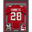 Framed Autographed/Signed Leonard Fournette 35x39 Tampa Bay Red Football Jersey Beckett BAS COA