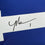 Framed Autographed/Signed Malik Nabers 35x39 New York Giants Blue Authentic Football Jersey Fanatics COA