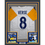 Framed Autographed/Signed Jared Verse 35x39 Los Angeles LA White Football Jersey Beckett BAS COA