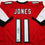 Autographed/Signed Julio Jones Atlanta Red Football Jersey Beckett BAS COA