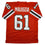 Autographed/Signed Francis Mauigoa Miami Orange College Football Jersey JSA COA