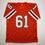 Autographed/Signed Francis Mauigoa Miami Orange College Football Jersey JSA COA