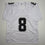 Autographed/Signed Daniel Carlson Las Vegas White Football Jersey Beckett BAS COA