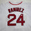 Autographed/Signed Manny Ramirez Reverse The Curse Boston White Baseball Jersey Beckett BAS COA