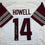 Autographed/Signed Sam Howell Washington White Football Jersey Beckett BAS COA