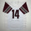 Autographed/Signed Sam Howell Washington White Football Jersey Beckett BAS COA