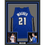 Framed Autographed/Signed Moritz Moe Wagner 35x39 Orlando Blue Basketball Jersey Pristine PA COA
