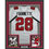 Framed Autographed/Signed Leonard Fournette 35x39 Tampa Bay White Football Jersey Beckett BAS COA