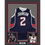Framed Autographed/Signed Joe Johnson 35x39 Atlanta Blue Basketball Jersey Beckett BAS COA