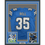 Framed Autographed/Signed Joique Bell 35x39 Detroit Blue Pro Cut Football Jersey JSA COA