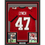 Framed Autographed/Signed John Lynch 35x39 Tampa Bay Red Football Jersey Beckett BAS COA