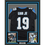 Framed Autographed/Signed Ted Ginn Jr. 35x39 Carolina Black Football Jersey JSA COA