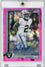 2025 Topps Chrome Ashton Jeanty #RA-AJ Pink Lava Auto /250 Rookie RC Football Card