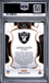 Graded 2025 Panini Select Ashton Jeanty #4 Green & Yellow Shock Rookie RC Football Card PSA 10 Gem Mint