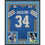 Framed Autographed/Signed Alex Anzalone 35x39 Detroit Blue Football Jersey Beckett BAS COA