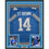 Framed Autographed/Signed Amon-Ra St. Brown 35x39 Detroit Current Blue Football Jersey Beckett BAS COA