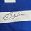Framed Autographed/Signed Antoine Bethea 35x39 Indianapolis Blue Football Jersey JSA COA
