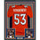 Framed Autographed/Signed Bill Romanowski 35x39 Denver Orange Football Jersey Beckett BAS COA
