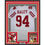 Framed Autographed/Signed Charles Haley 35x39 San Francisco White Football Jersey JSA COA