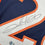 Framed Autographed/Signed Clinton Portis 35x39 Denver Blue Football Jersey Beckett BAS COA
