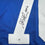 Framed Autographed/Signed Curt Warner 35x39 "3x Pro Bowl" Seattle Blue Retro Football Jersey Beckett BAS COA