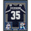 Framed Autographed/Signed DeMarvion 35x39 Overshown Dallas Blue Football Jersey JSA COA