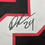 Framed Autographed/Signed Devonta Freeman 35x39 Atlanta Retro Black Football Jersey Beckett BAS COA