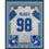 Framed Autographed/Signed D.J. DJ Reader 35x39 Detroit White Football Jersey Beckett BAS COA