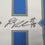 Framed Autographed/Signed D.J. DJ Reader 35x39 Detroit Blue Football Jersey Beckett BAS COA