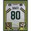Framed Autographed/Signed Donald Driver 35x39 Green Bay White Football Jersey JSA COA