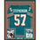 Framed Autographed/Signed Dwight Stephenson 35x39 HOF 98 Miami Teal Football Jersey JSA COA