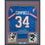 Framed Autographed/Signed Earl Campbell HOF 91 35x39 Houston Blue Stat Football Jersey JSA COA