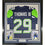 Framed Autographed/Signed Earl Thomas III 35x39 Seattle Blue Football Jersey Beckett BAS COA