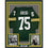 Framed Autographed/Signed Forrest Gregg HOF 77 35x39 Green Bay Green Football Jersey JSA COA