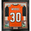Framed Autographed/Signed Ickey Woods 35x39 Cincinnati Orange Football Jersey JSA COA