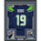 Framed Autographed/Signed Jake Bobo 35x39 Seattle Blue Football Jersey JSA COA
