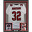 Framed Autographed/Signed Jamal Anderson 35x39 Atlanta White Football Jersey JSA COA