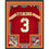 Framed Autographed/Signed Jan Stenerud 35x39 HOF 91 Kansas City Red Football Jersey JSA COA