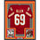 Framed Autographed/Signed Jared Allen 35x39 Kansas City Red Football Jersey Beckett BAS COA