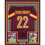 Framed Autographed/Signed Bill Jacory Croskey-Merritt 35x39 Washington Burgundy Football Jersey Beckett BAS COA